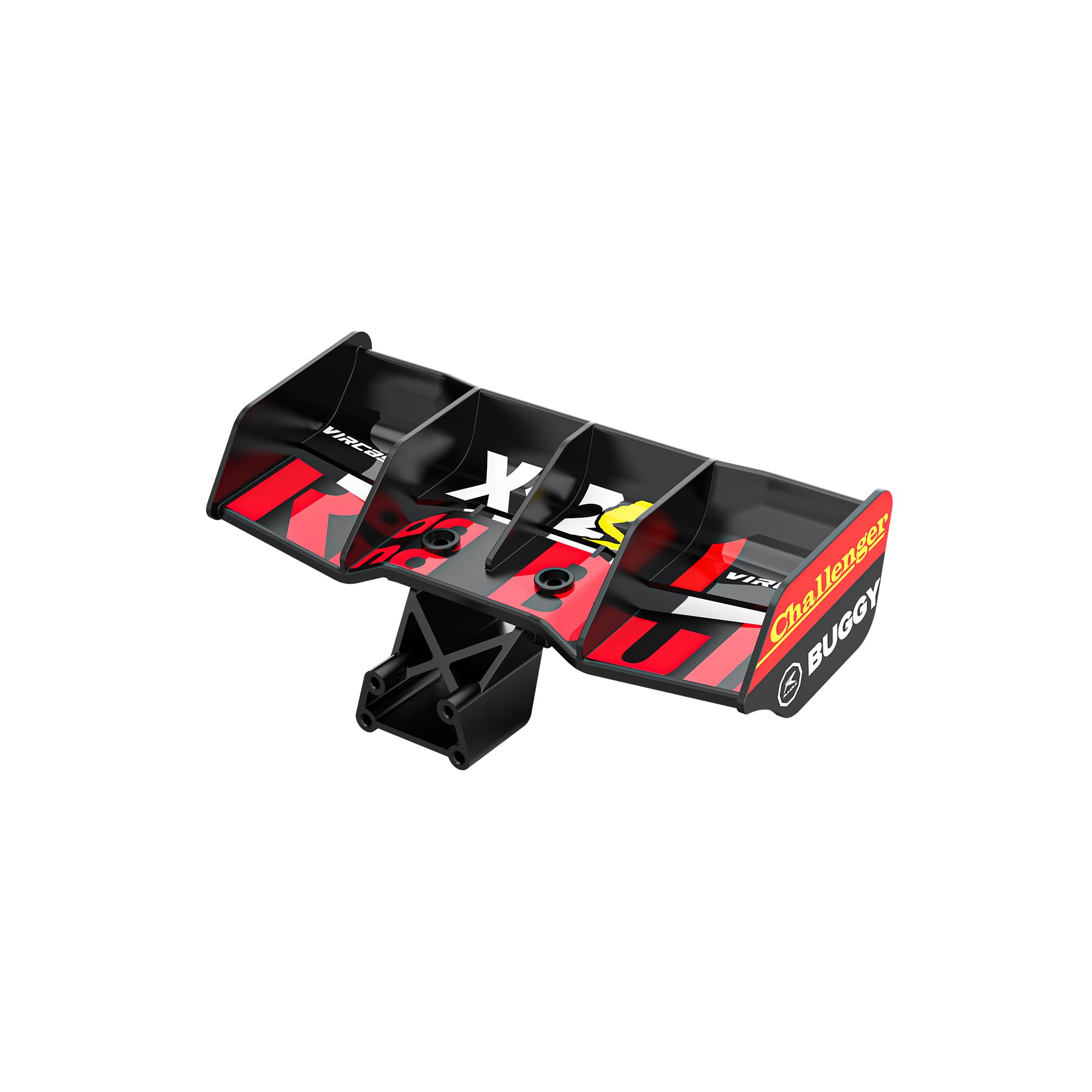 VIRCAS Rear Wing Red for X12S Buggy