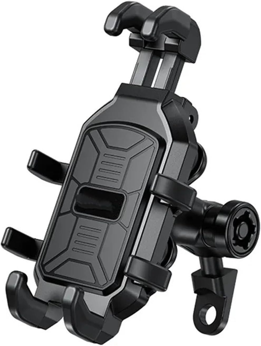 Bike Phone Mount Motorcycle Phone Holder Vibration Dampener Motorbike Navigation Bracket Anti-Shake Bike Mobile Stand Bicycle Phone Holder(Handlebar Install)