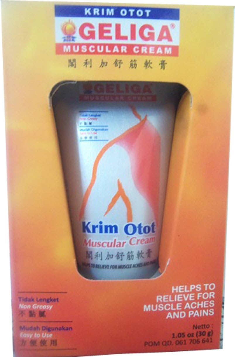 Wholesale Lot 12x Geliga Muscular Cream Relieve Muscle Aches and Pains by Eagle Brand
