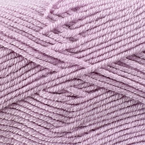 Image of Cloud Touch Baby - DK Weight Soft Anti-Pilling Yarn for Baby Clothes, Blankets & Amigurumi Crochet & Knitting, 90% Acrylic 10% Viscose derived from Bamboo, 3.53 Oz / 262 Yards (Lilac, 1 Pack)
