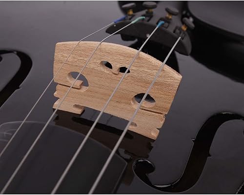 Miniatura 42 de BELANITAS Violín rosa para niños de 9 a 12 años, violín para principiantes de 1/4 con estuche rígido y colofonia, instrumentos musicales acústicos