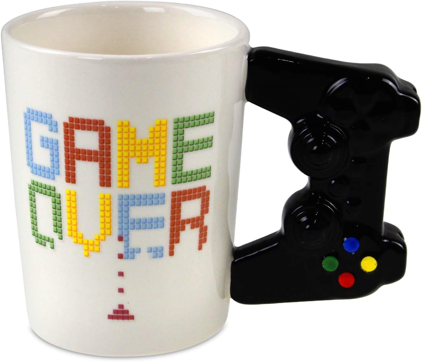 Puckator Game Controller Handle Mug, Ceramic, Mixed, Height 11cm Width 14.5cm Depth 8.5cm