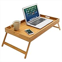 LIUHD Suporte de laptop para mesa, laptop, cama, bandeja de mesa, mesa para café da manhã, mesa, laptop, cama, cama, sofá, casa, escritório, escritório