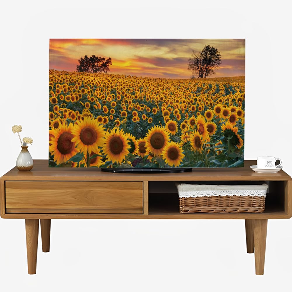 Jgksbqv Custom TV Dust Cover for Desktop & Hanging TV, Compatible with Modern 32