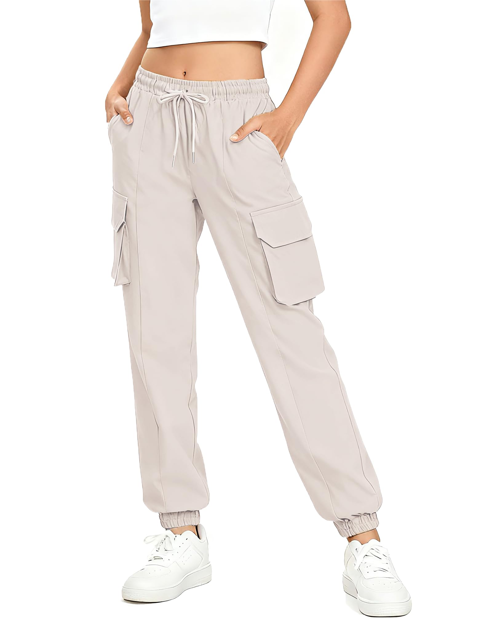 Girls Cargo Pants Waterproof Joggers Hiking Pants for Teen Girls