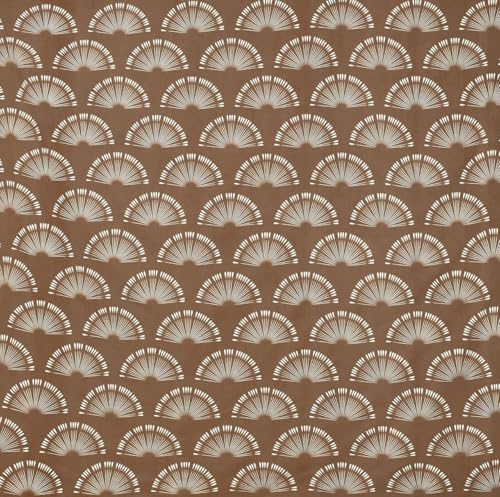 Image of Jashan Super Soft Glace Cotton Fabric 300 TC All Around Elastic Fitted Elegent Design King Size Double Bed Bedsheet with 2 Pillow Covers Fits Upto Mattress of 10 Inche,Size-72 x 78 x 10 Inche-Brown