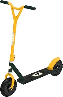 NFL Off-Road Kick Scooter - Official NFL Logos and Colors - Pittsburgh Steelers, Seattle Seahawks, Philadelphia Eagles, Denver Broncos, Green Bay Packers, Dallas Cowboys, Kansas City Chiefs