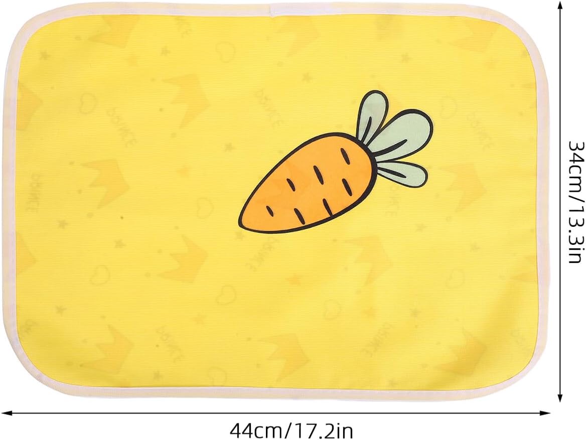 Vaguelly ’s Waterproof Bed Pad, 35x45cm Reusable Breathable Mattress Protector for Bedwetting, Incontinence Pee Pad with Dual-Sided Cartoon Design, Suitable and Babies