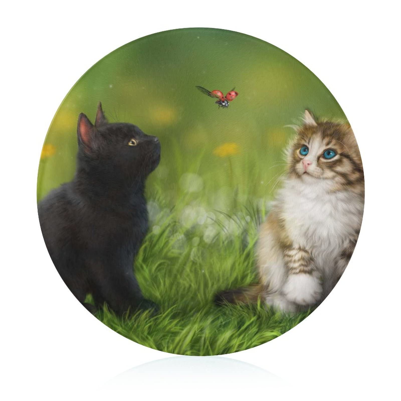Plaque de cuisine chat papillon pour embellir votre plan de travail