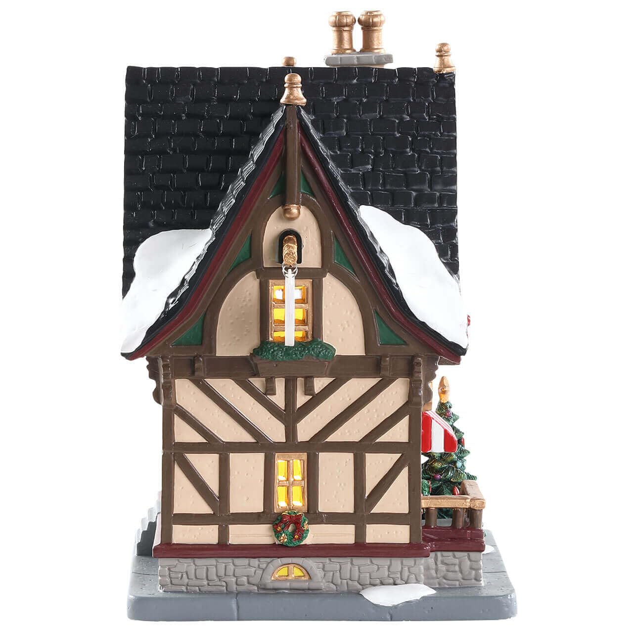 Lemax Christmas Village 85387 - Cubby de Navidad con Luces LED, Funciona con Pilas