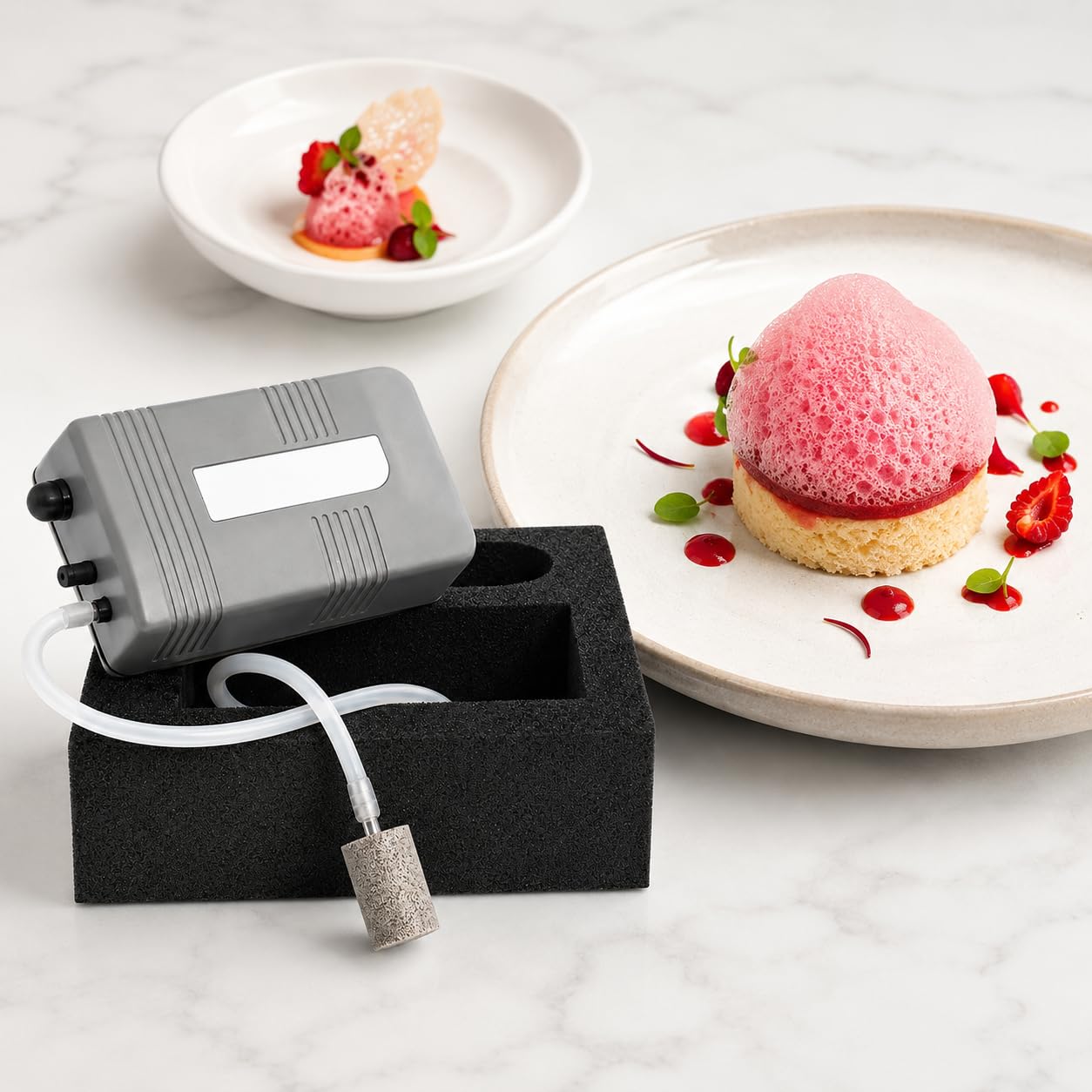 Máquina profesional de espuma molecular para cocinar gourmet y cócteles, generador de espuma culinaria para barbacoa, cobertura de bebidas y chapado