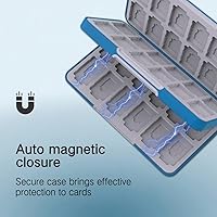 Vista 4 de PERFECTSIGHT Funda para tarjetas de juego de 48 interruptores para Nintendo Switch 2OLED Lite, funda de cartucho con 48 juegos y almacenamiento