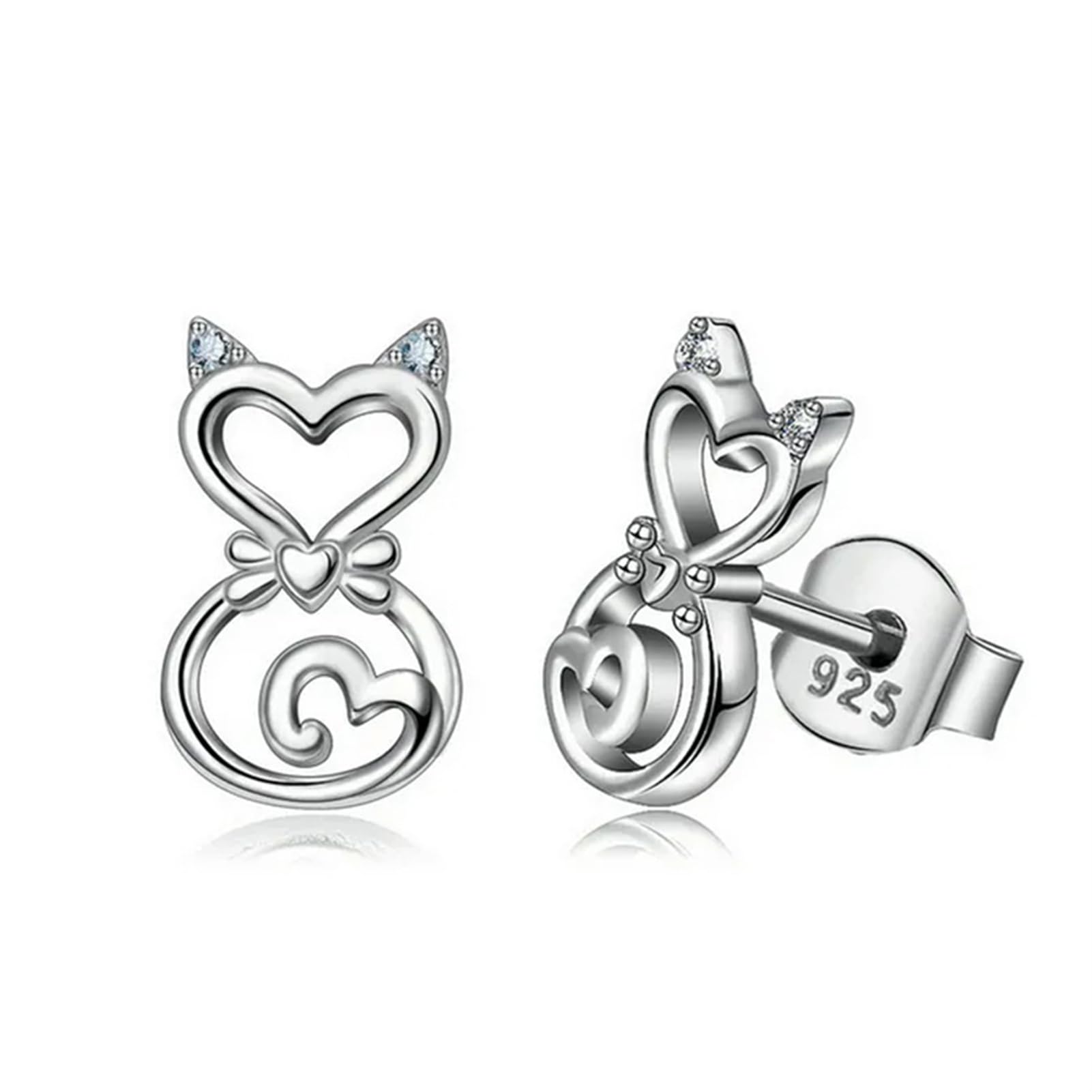 YCTTKDD Damen-Ohrstecker, Schmuck, Ohrringe, Aprikose, Blattform, S925-Silber, Ohrstecker, 925er Sterlingsilber