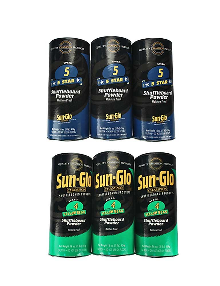 Sun-Glo Speed Shuffleboard Wax - #4/ #5-6 Pack