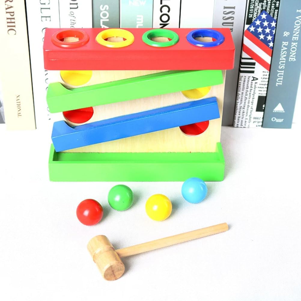 Montessori Wooden Early Education Children's Desktop Kicking Hamster Exercise Hands-On Intelligence