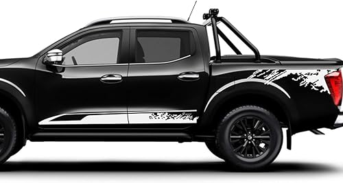 Miniatura 5 de para Nissan Navara NP300, etiqueta engomada del vinilo del cuerpo de las rayas de la falda lateral de la puerta del coche