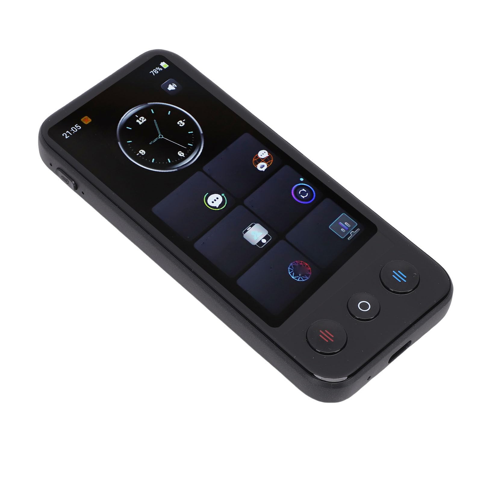 Fabater Dispositivo Traduttore Linguistico, Traduttore Vocale con Risposta in 0,5 S, Precisione del 98%, di Foto con Schermo HD Fotocamera da 5 MP per Viaggi d'affari, Studio, Portatile, Offline,