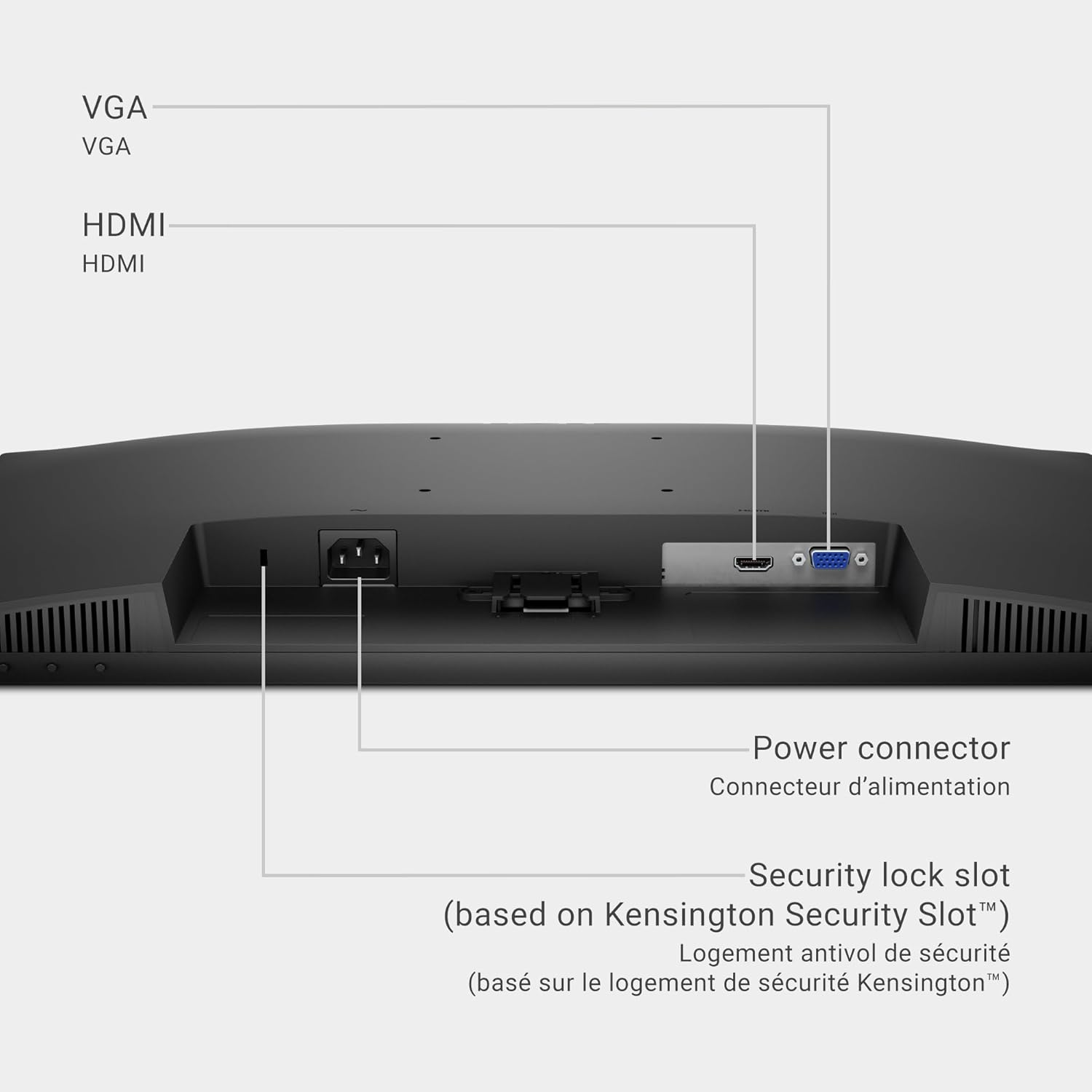 Dell 24 Monitor - SE2425HM - 23.8-inch Full HD (1920x1080) 16:9 100Hz Display, IPS Panel, 16.70 Million Colors, Anti-Glare, 1 HDMI / 1 VGA Port, TÜV Rheinland 3-Star*, Comfortview Plus - Black - Image 9