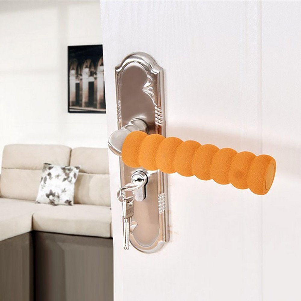 TopHomer 5 morbide pomelli per porta sicurezza protezione maniglie (verde)
