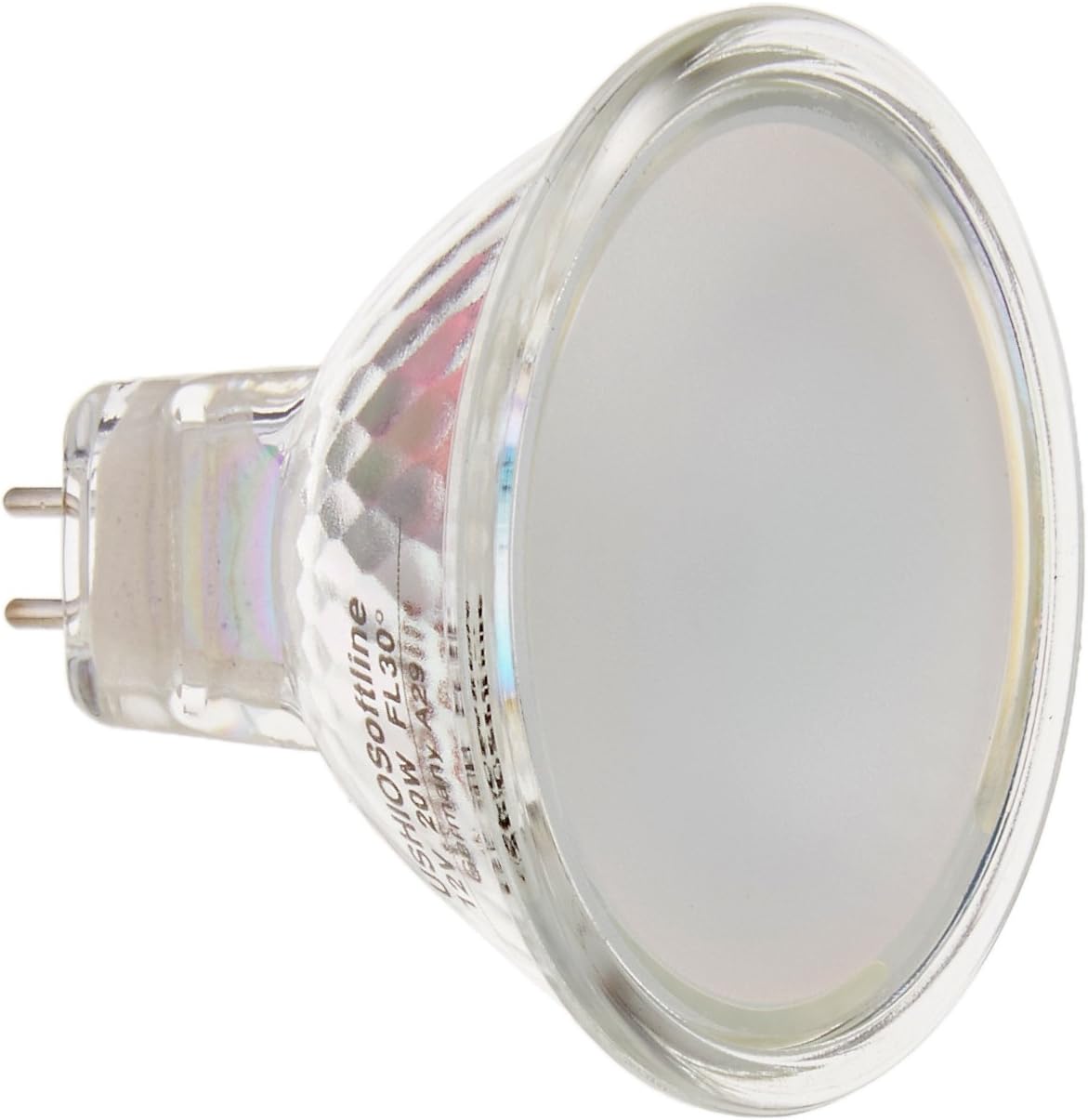 Ushio BC2986 1003284-20W - MR16 - Softline - Frosted Glass Face - Flood - 4,000 Life Hours - 12V