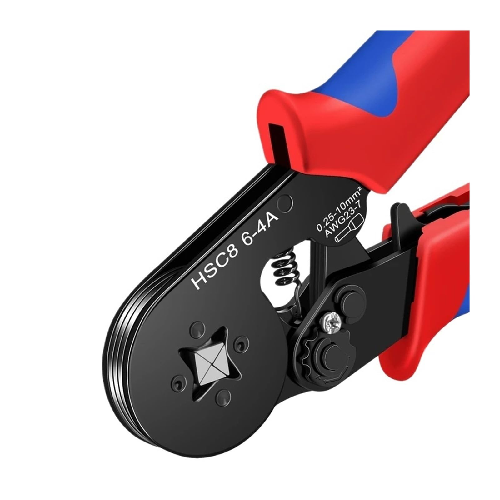 Narzędzie do zaciskania tulejek 6-4A 0,25-10 mm² 23-7AWG Zestaw szczypiec do zaciskania końcówek rurowych Drut dla elektryków