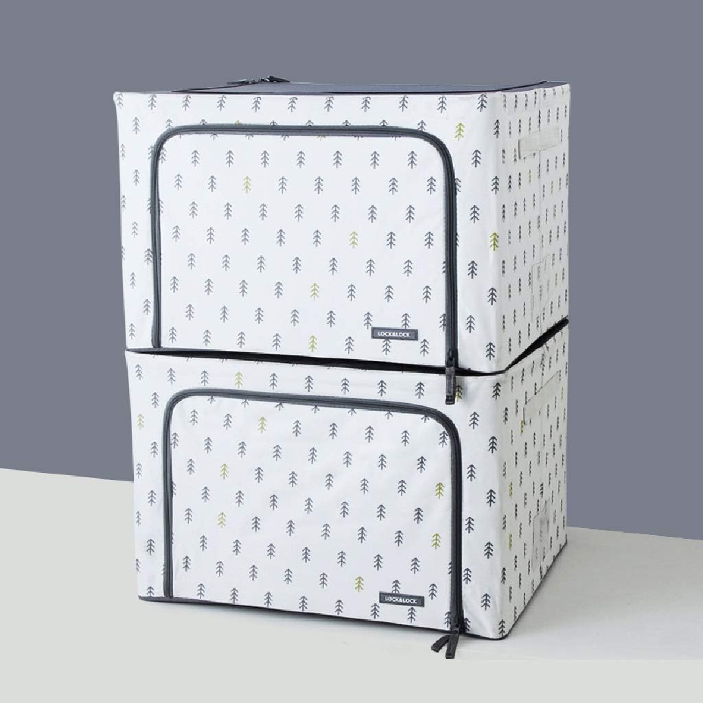 布団収納袋66l 2pcs布団カバー 羽毛布団 衣類 毛布 収納 クリア窓付 持ち