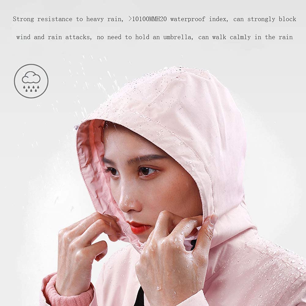 MU Chaqueta de Esquí a Prueba de Agua de Los Hombres 3 en 1 Windoorvientos Winter Warmable Warmable Abrigo Cómodo Cómodo Fleece Ropa Interior/Grey/S