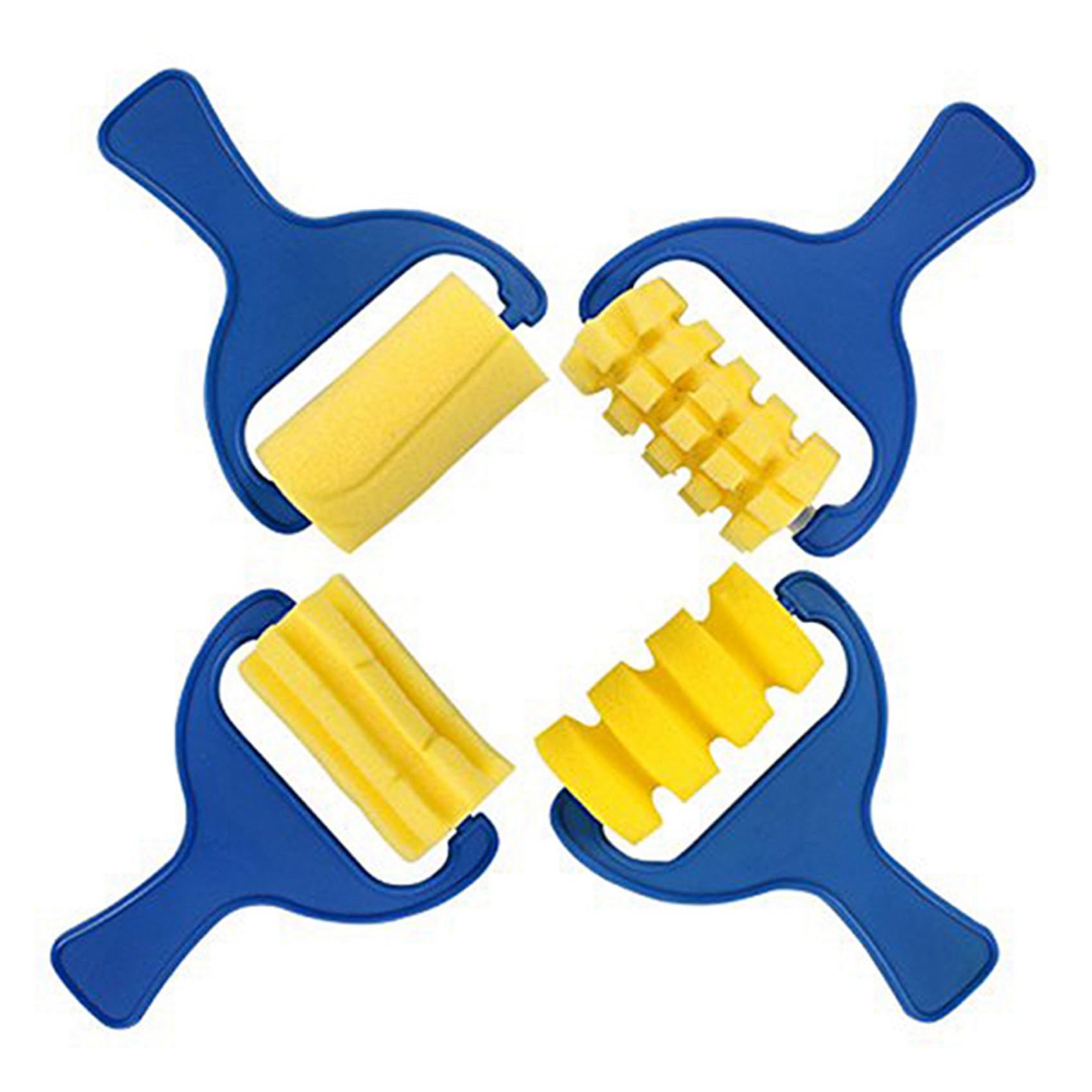 Kit Peinture Enfant UHAPEER - 44 Pièces Brosses éponge Et Pochoirs Pour Créativité