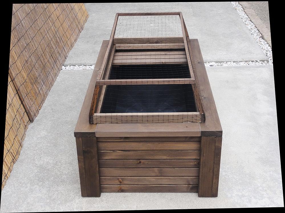 majikata様オーダー品　ビオトープ木枠　トロ舟60用　網枠付き majikata様オーダー品 ビオトープ木枠 トロ舟60用 網枠付き 限定