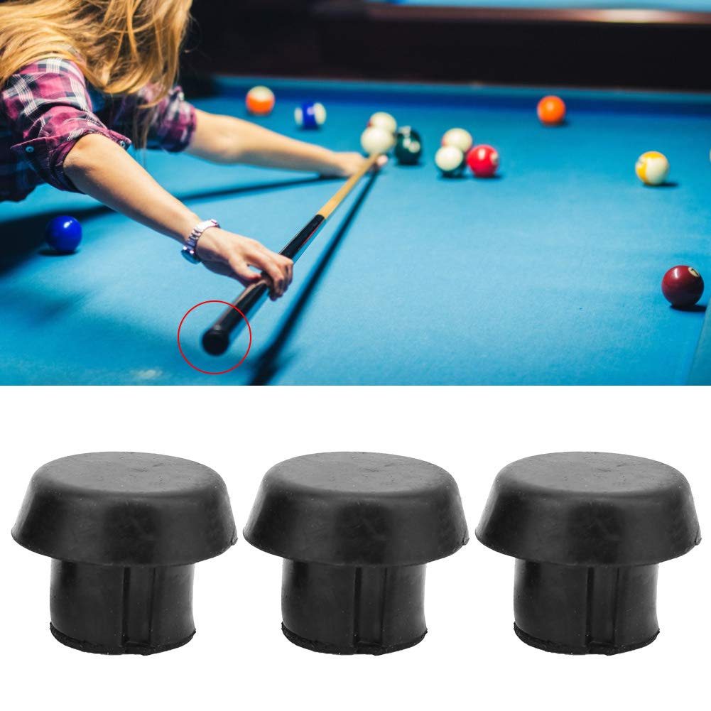 Horoper 20 pcs Billiard Bottom Rubber Plug Pad Pole Tail Cover Accessories Premium Billiard End - Your and Enhance Your Game
