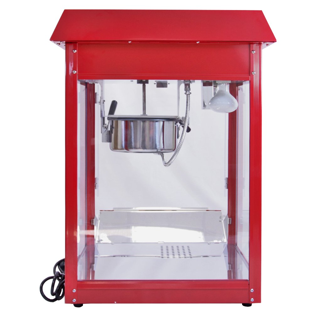 Máquina para Hacer Palomitas de Maíz Profesional Popcorn Maker Palomitera Acero Dulces Caramelo Capacidad 230g Fácil Limpieza 24 Meses Garantía Eléctrica Apto para Eventos Bares Fiestas Restaurantes
