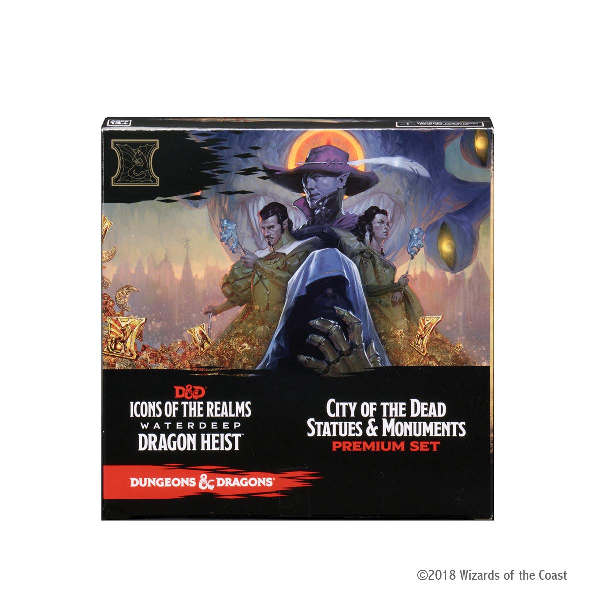 Rubie's WizKids D&D Icons of the Realms: Waterdeep Dragon Heist (8 ct. Standard), Booster Brick | DnD Miniaturen Halloween