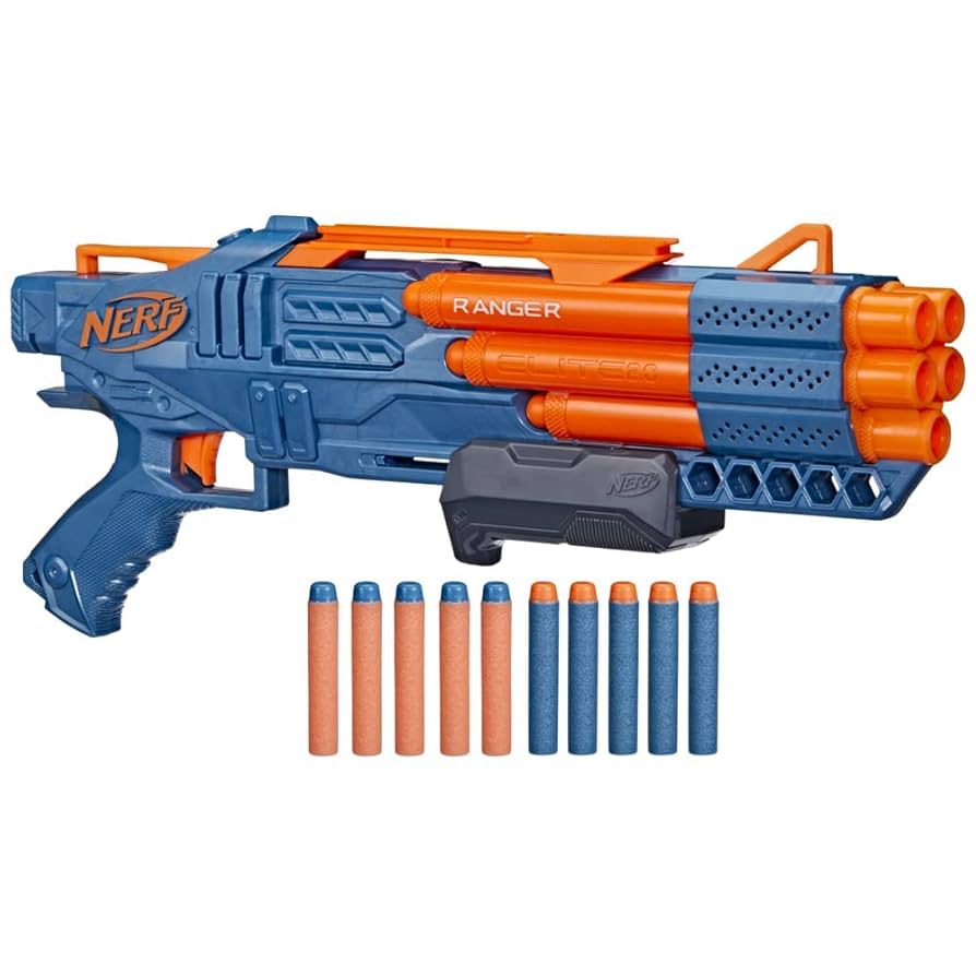 Amazon.com: Nerf Elite 2.0 Ranger PD-5 Blaster, 5- Barrel