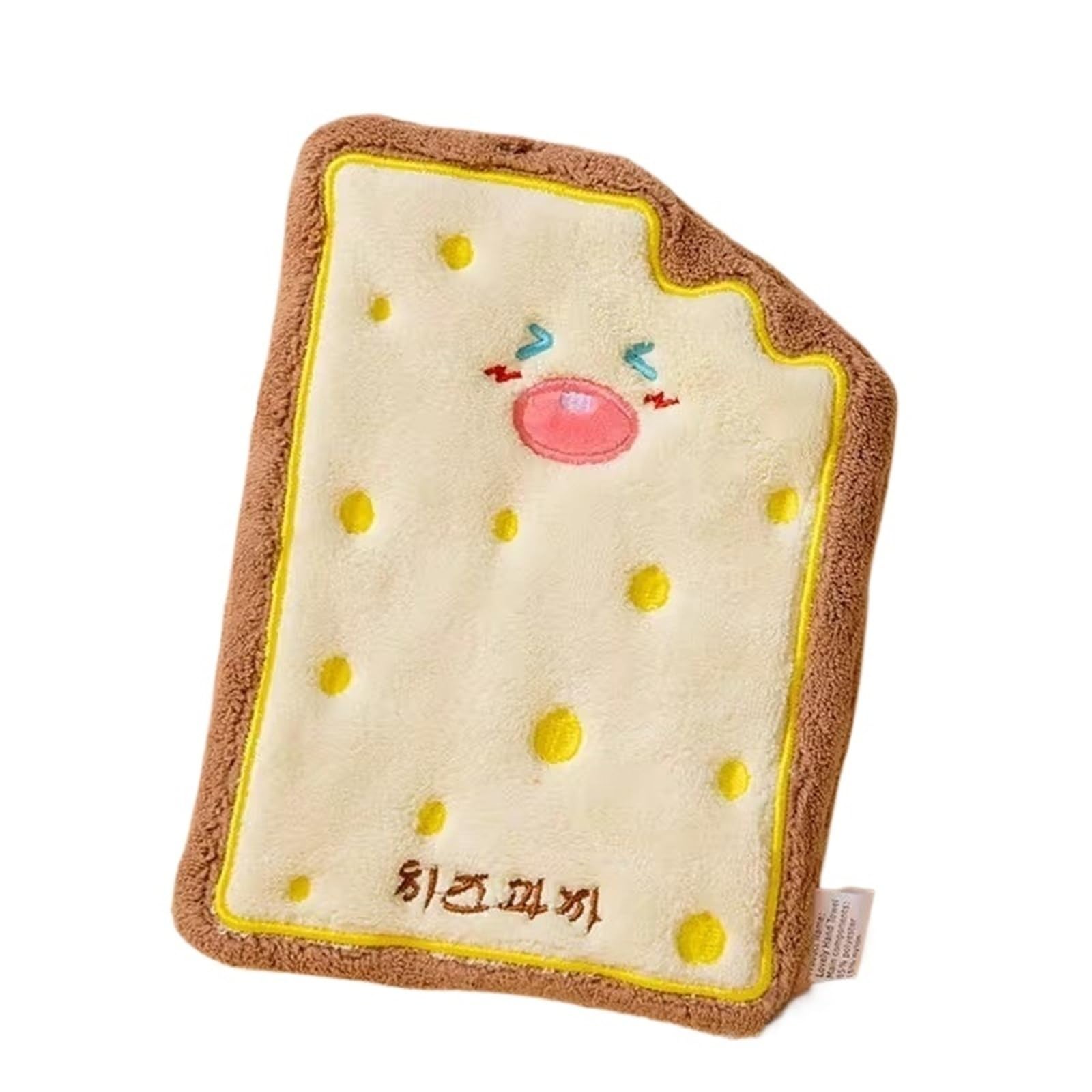 WSQHAO 3Pcs Cute Hand Towel Kitchen Hanging Toilet Absorbent Three-layer Thick Cloth Household Handkerchief for Hand(Color 1)