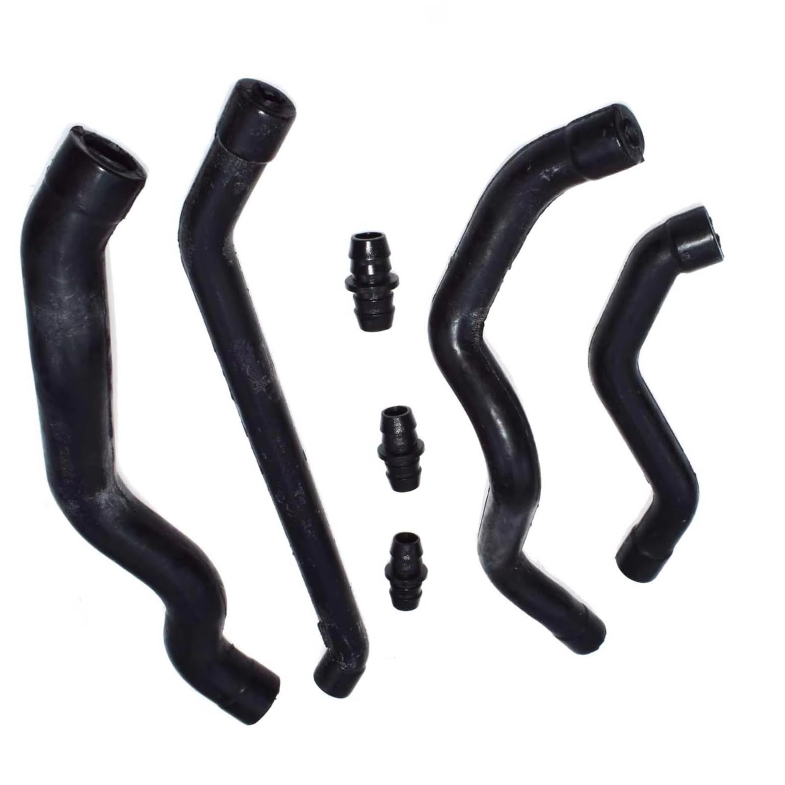 Fvoirss One Color Engine Breather Vent Hose Compatible With Benz For E500 2003-2006 For E55 For Amg Base Sedan 4-Door 1999-2002 Crankcase Separator Breather Pipe 1179901578(Set 3)