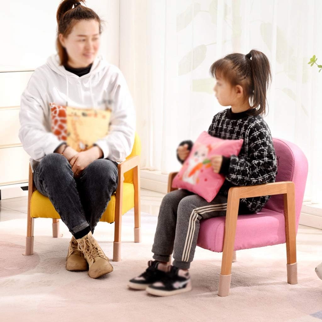 Couch Sofa Chair for Gilrs Creative Cartoon Creative Piggy Pattern Sofa Chair Boys and Girls Bedroom Reading Corner Study Stools Load-Bearing 100kg (Color : Blue Size: 554243cm) (Yellow 55*42*43cm)