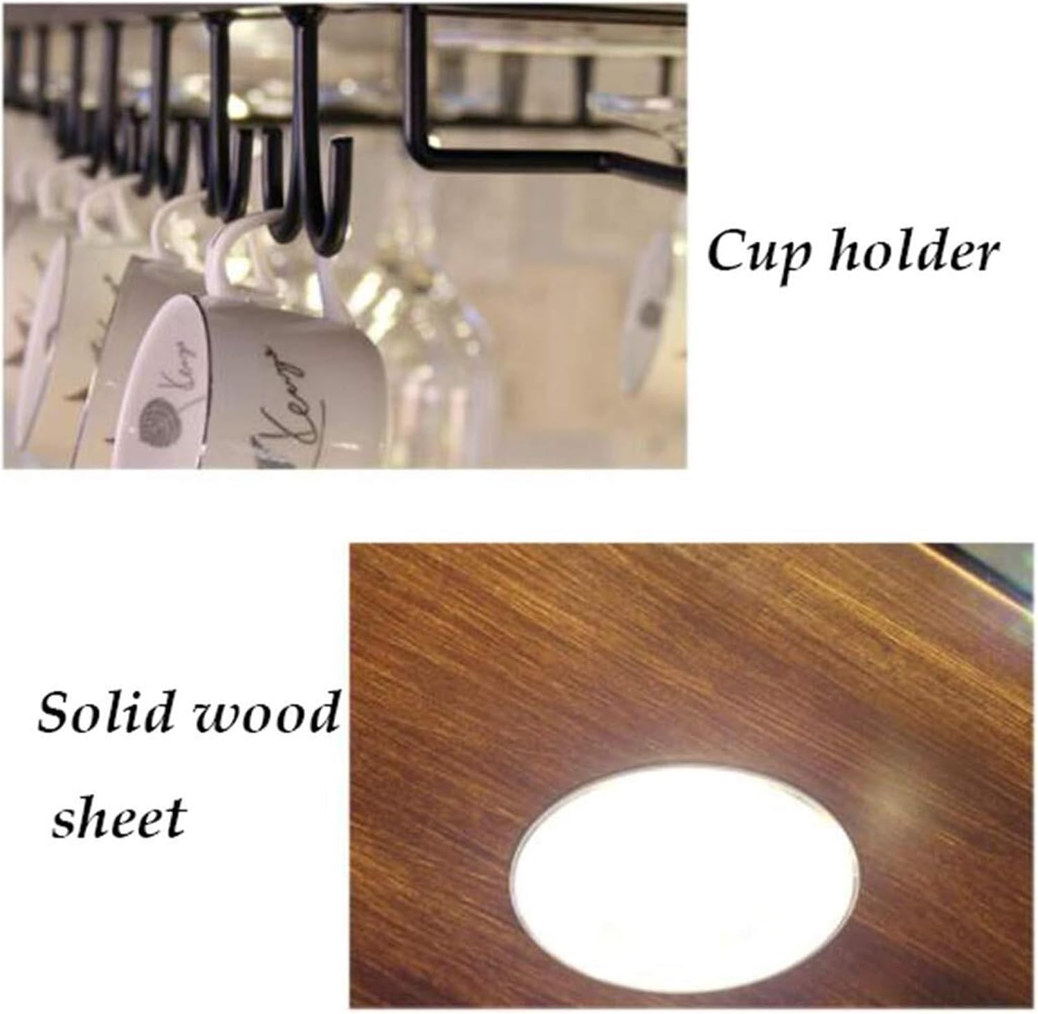 Wine Shelf Modern Dining Room Wine Rack | Rustic Bottle & Glass Holder | LOFT Vintage Wall Shelf - Wall-Mounted Bar Decoration Wine Holder(100 * 30 * 80cm)