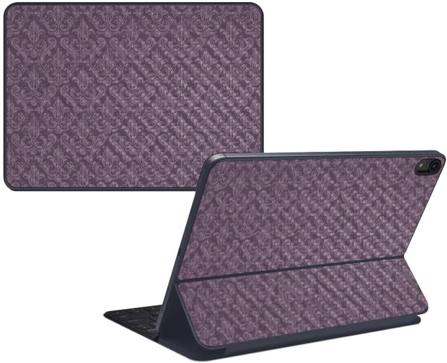 MightySkins Carbon Fiber Skin for Apple iPad Pro Smart Keyboard 12.9" (2018) - Organ Graffiti - Protective, Durable Textured Carbon Fiber Finish - Easy to Apply and Change Styles - Made in The USA