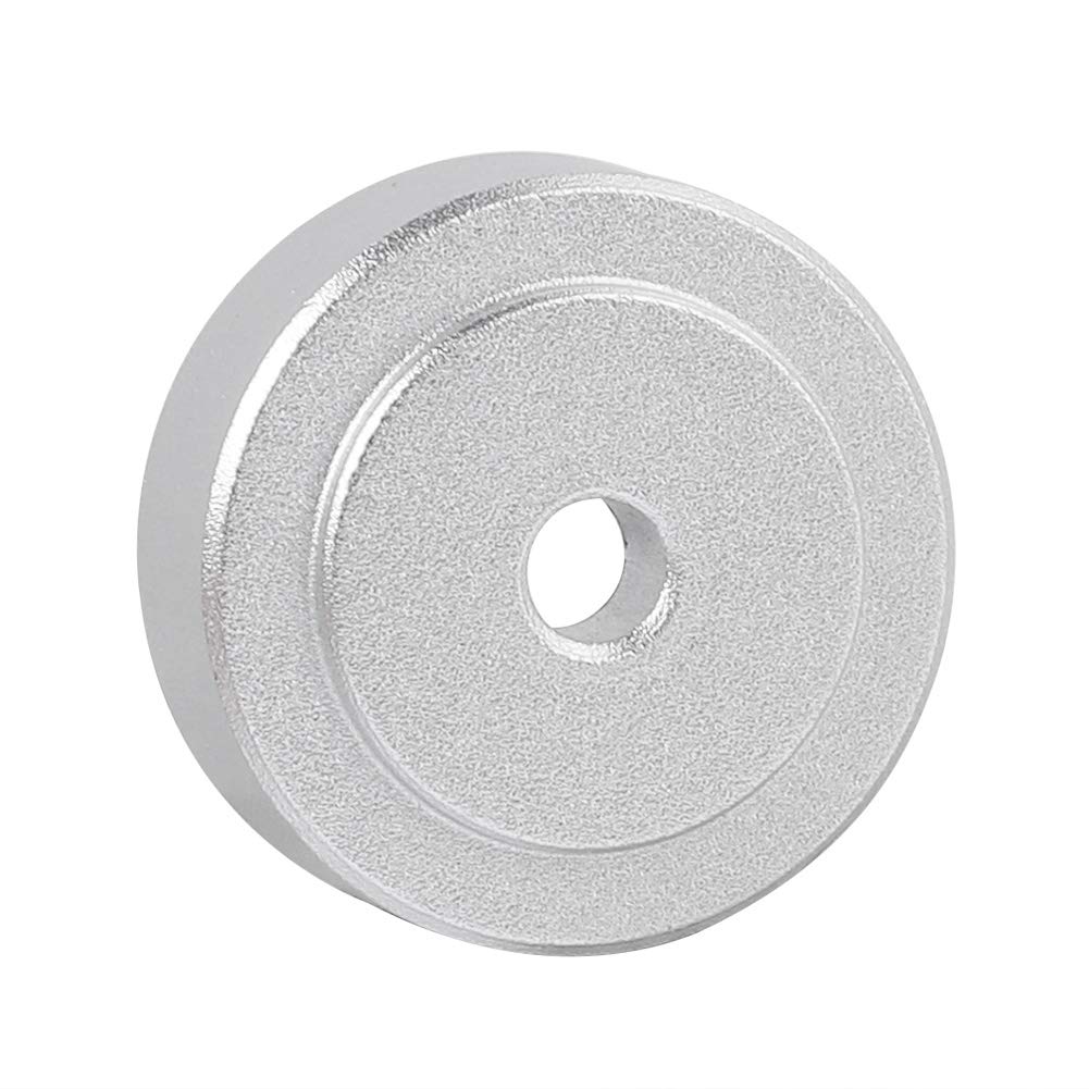 Nóżki do głośników, ochraniacz na podłogę głośnika, 4 szt. 20 * 8 mm amortyzatory ze stopu aluminium z gumowym pierścieniem, nóżki do wzmacniacza (srebrne)