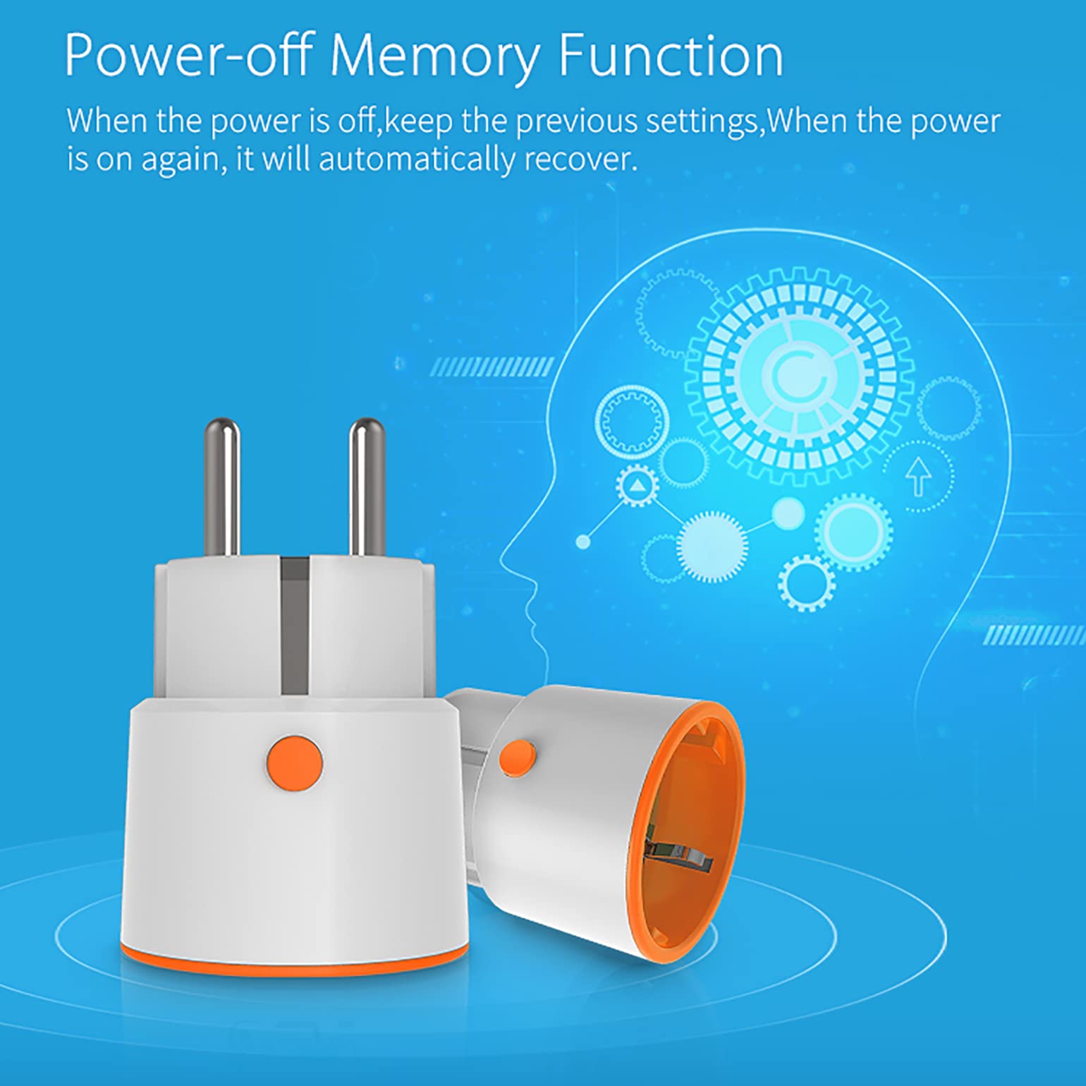 Smart Power Plugs: Zigbee Smart Plug mit Mess- & Timerfunktion, Tuya App Control, Notification Push, Zigbee Hub erforderlich, 16A Zigbee Steckdose kompatibel mit Alexa, Google Home (4-Pack)