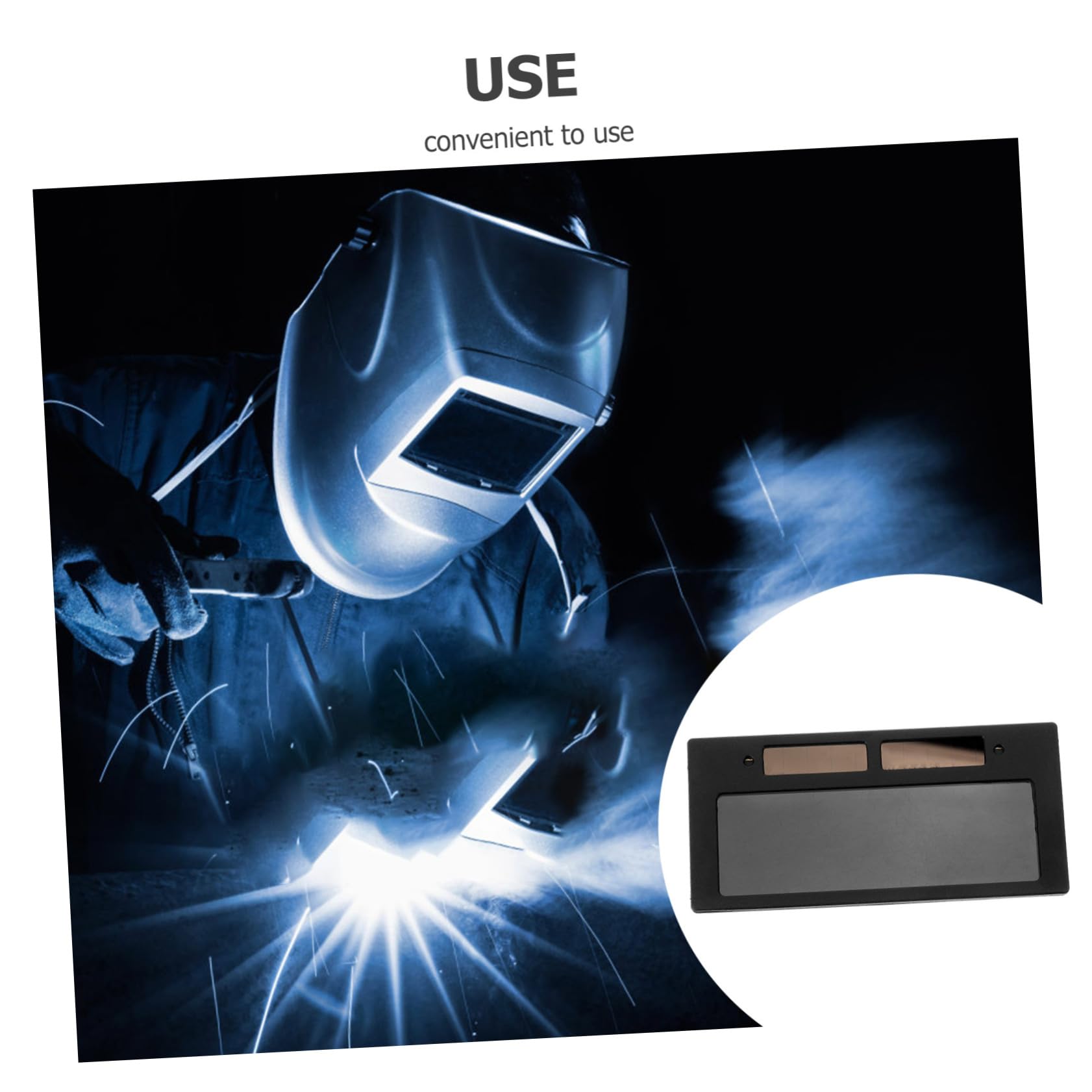 TIDTALEO Welding Supply Plastic Lens for Welding Helmet Solar Auto Darkening Eye Protection