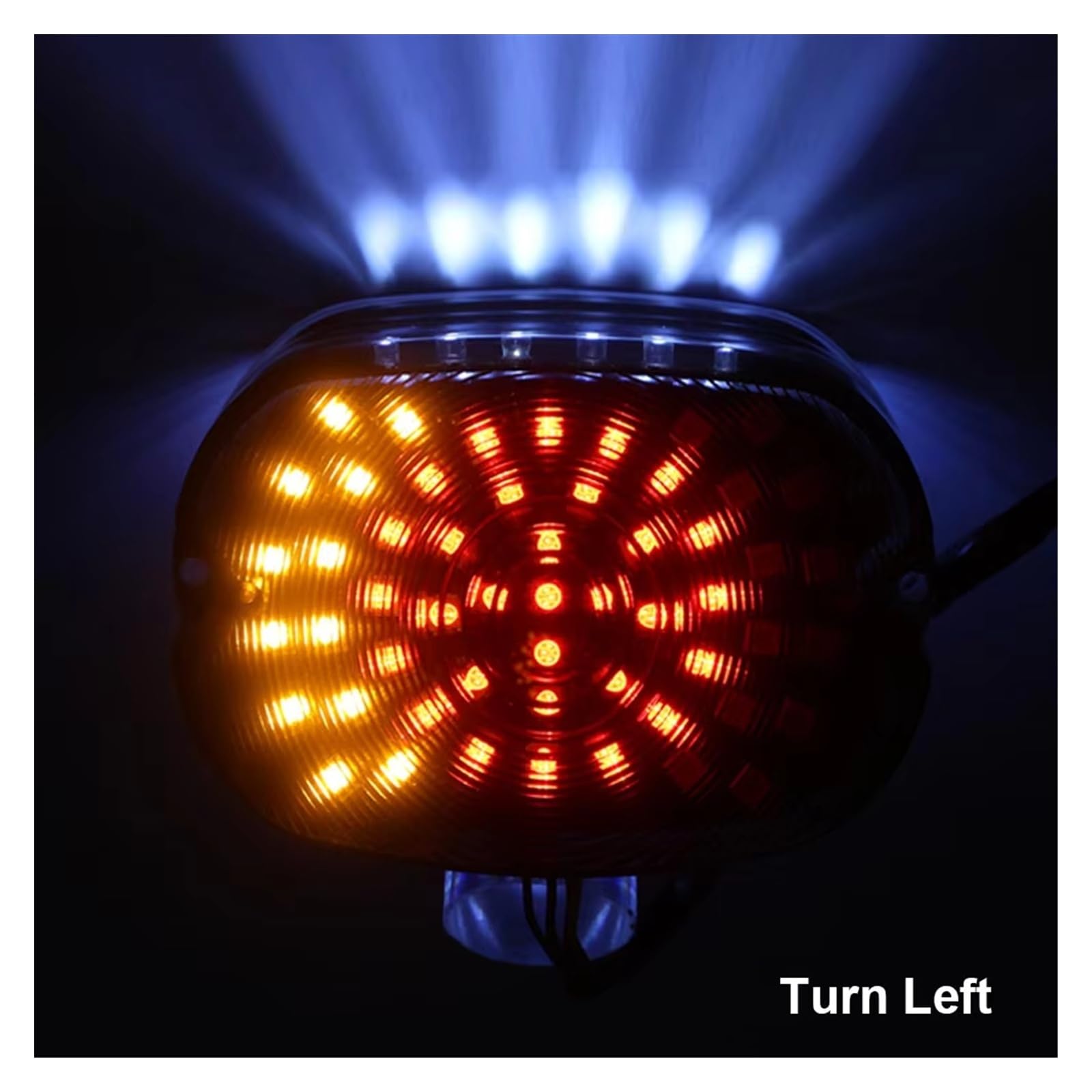 Luz Trasera Freno Motocicleta para Road para Glide para Softail para Fat para Niño Motocicleta Luz Trasera Led Freno Señal De Giro Luces Traseras