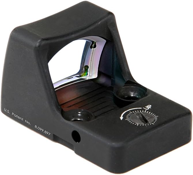 Trijicon RM01 RMR 3.25 MOA LED Red Dot Sight, rear view showing adjustment screws