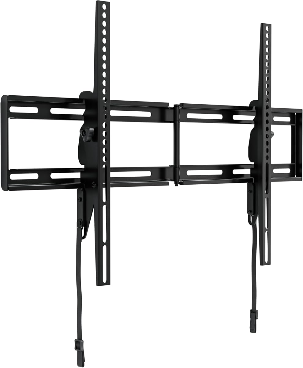 Soporte de pared inclinable XL para televisores de 42” a 95” de hasta 130 libras – Reduce el brillo con inclinación de 10 grados – Soporte universal para TV con fácil instalación, soporte plegable, plantilla de perforación y hardware incluido