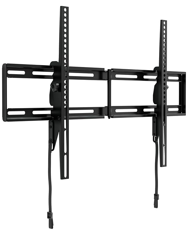 ECHOGEAR XL Tilting TV Wall Mount for 42” to 95” TVs up to 130lbs – Reduce Glare w/ 10 deg Tilt - Universal TV Mount w/Easy DIY Install, Foldable Bracket, Drilling Template & Included Hardware by ECHOGEAR - Used condition - US$17.97