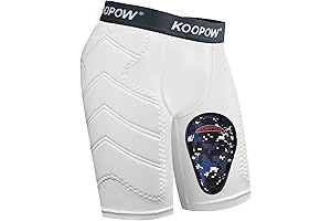 KOOPOW Youth Baseball Sliding Shorts with Protective Athletic Cup
