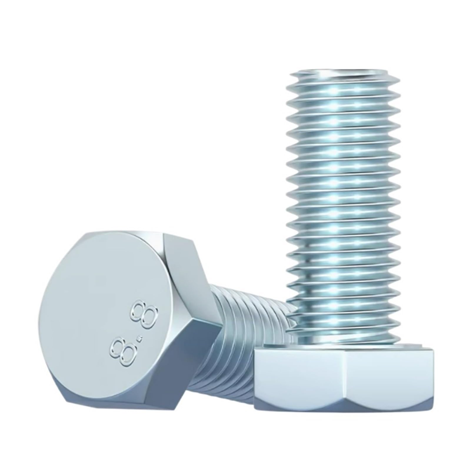 M10 M12 M14 M16 M18 Viti esagonali esterne zincate 8 bulloni di zinco di(M10x120-5PCS)