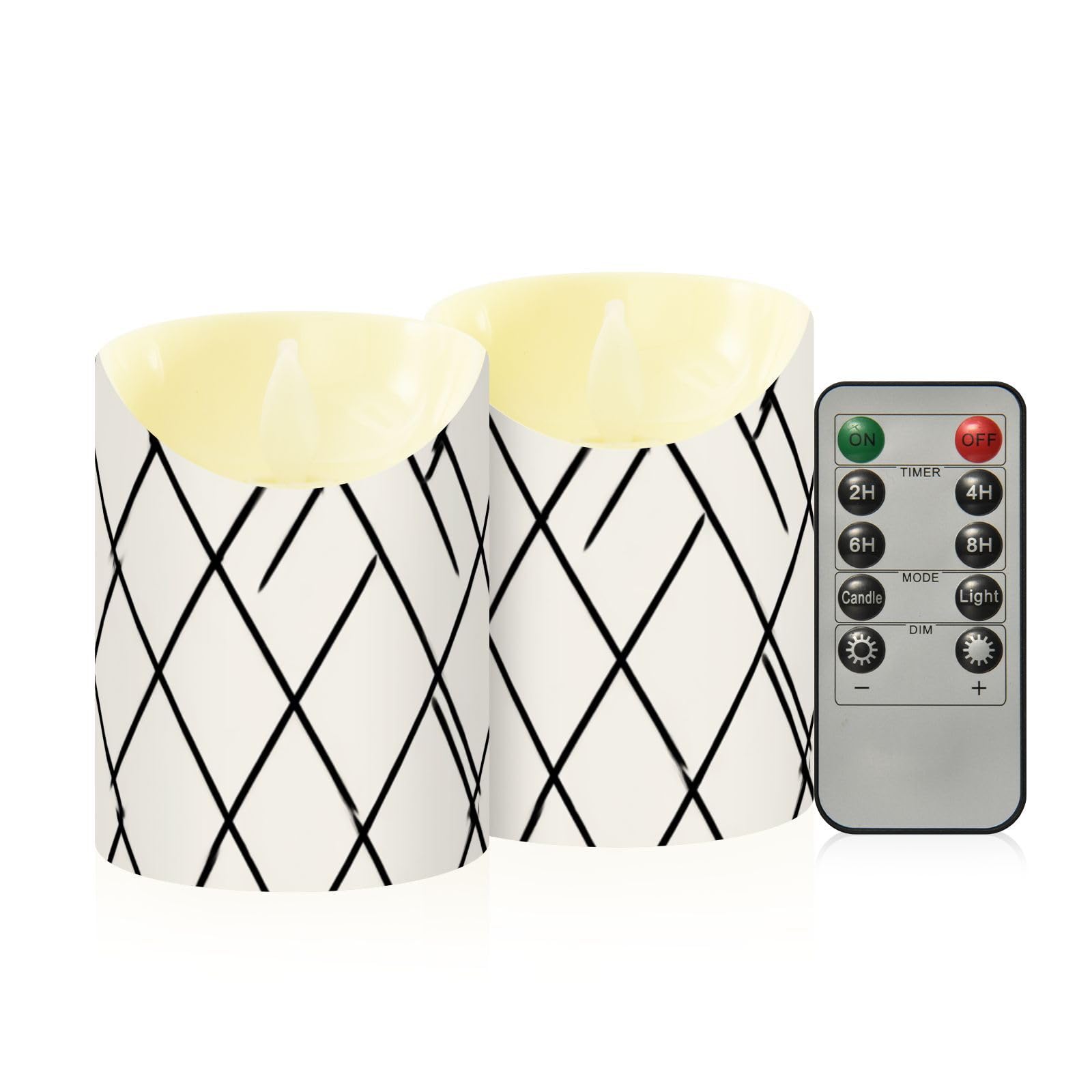 Bougies LED cire vacillante pour une décoration de table sans risque - 8