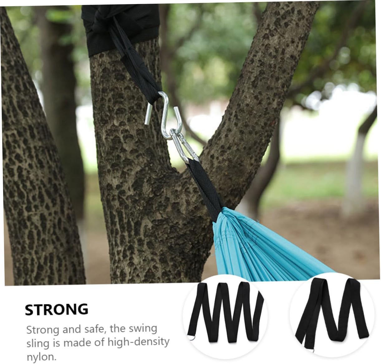 6Pcs Hammock Straps Durable Swing Hanging Kit for Outdoor Use for Tree Swings Garden Swings and Swings