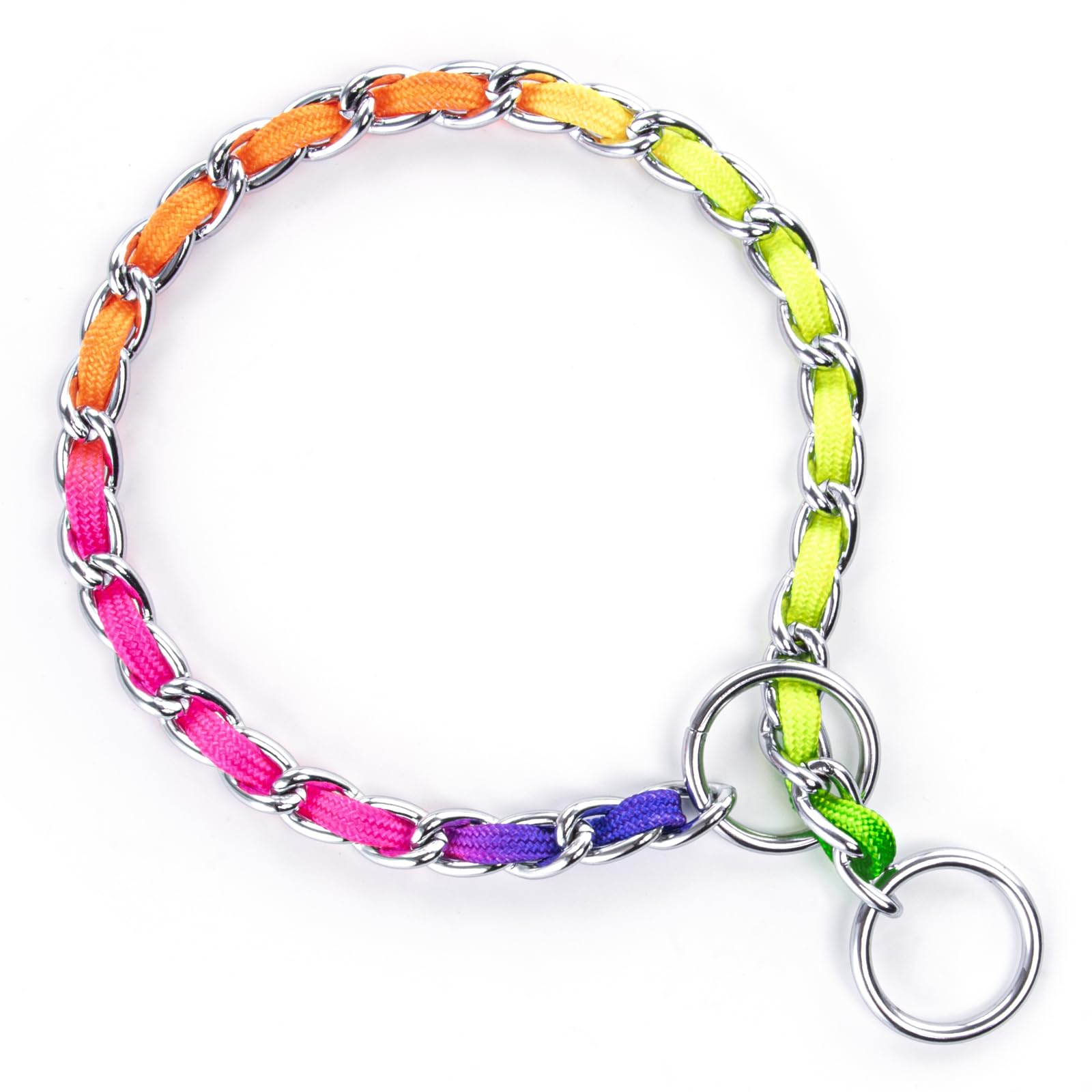 Collier anti-mastication TSPRO en acier inoxydable résistant pour petit chien